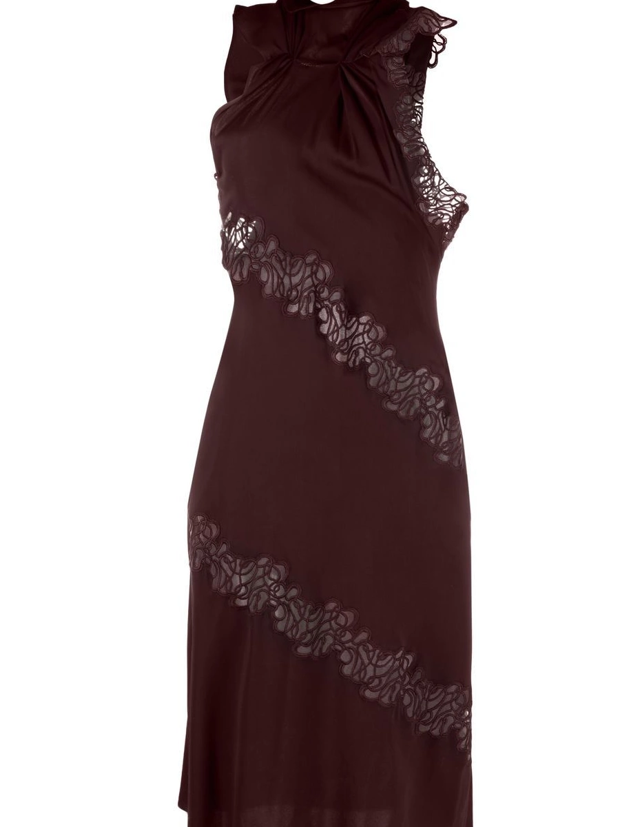 Affordable Women McCartney Stella halterneck dress lace-detail 0809